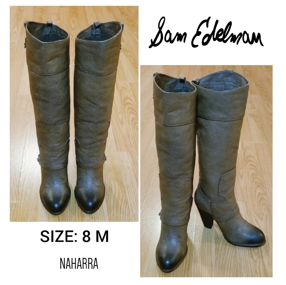 SAM EDELMAN Naharra Tall Boots - Size 8 M